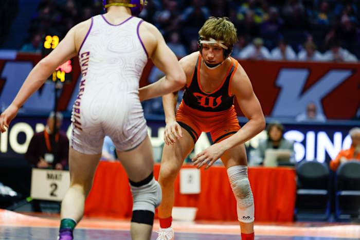 Illinois state wrestling championships February 18 2023 Nate Latsch 15450